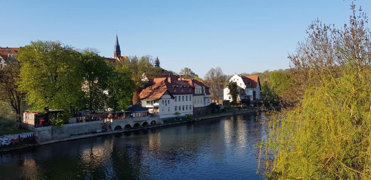 Tipp - Halle Idyllisch Am Fluss Krollwitz Exteriér fotografie